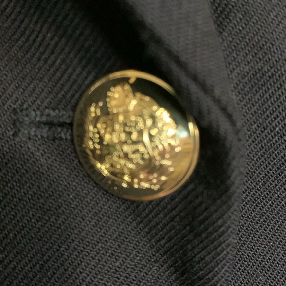 🎅 ELIE TAHARI One Button Blazer Mazarine Navy 100% Wool NWT $495 14 - Picture 12 of 16